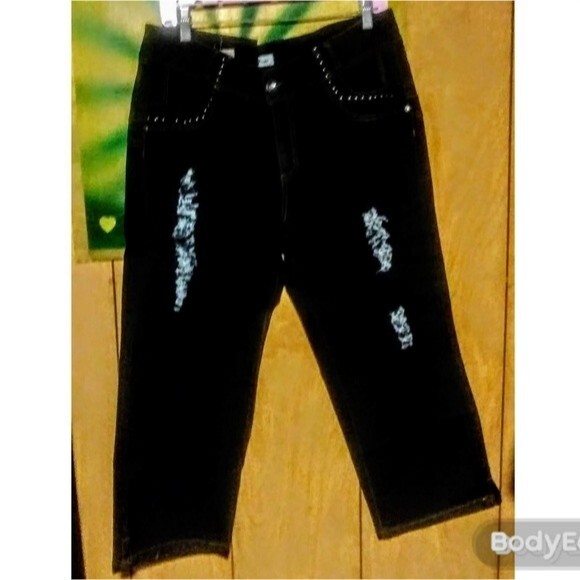 Sexis Pompis Butterfly Capris Size 16 - Picture 2 of 8